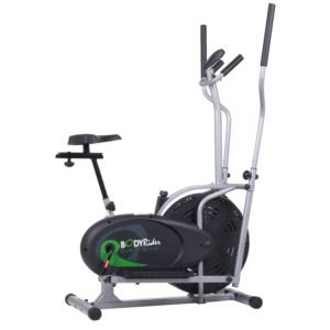 Body Rider Elliptical Trainer and Exercise Bike with Seat and Easy Computer Best Elliptical For Home