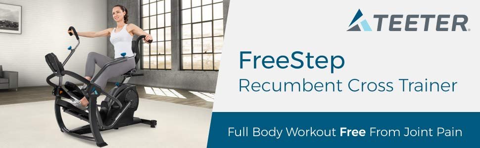 Teeter FreeStep Recumbent Cross Trainer and Elliptical