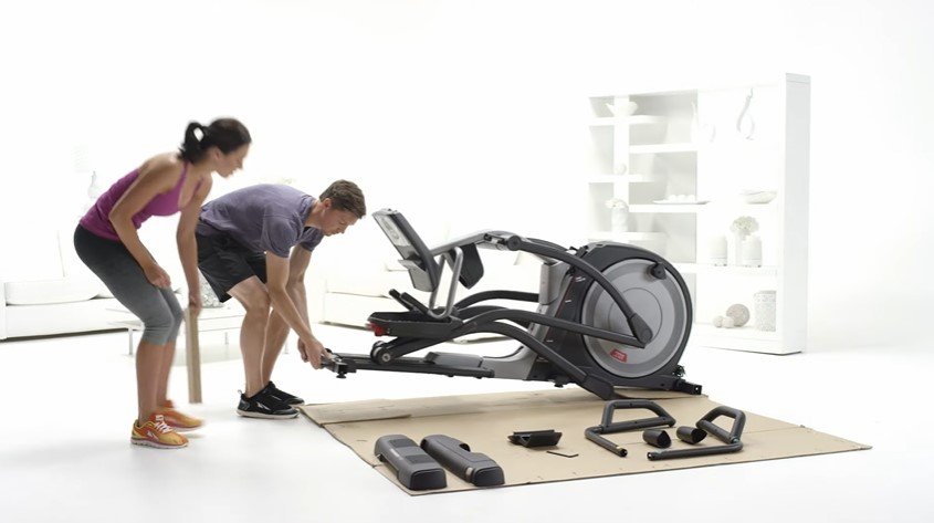 Secure your elliptical with tie-down the moving parts Secure your elliptical with tie-down the moving parts